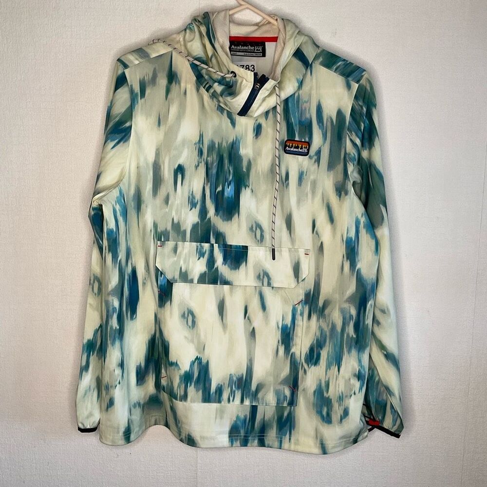 Avalanche Windbreaker Ripstop 1/4 Zip Pullover Men’s Size Small‎ Water Resistant